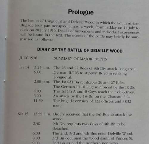 Rollcall  by Ian Uys. The Delville Wood story