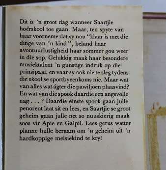 Saartjie se geheim deur Bettie Naudé