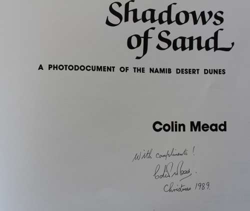 Shadows of Sand by Colin Mead Signed! Namib Desert Dunes