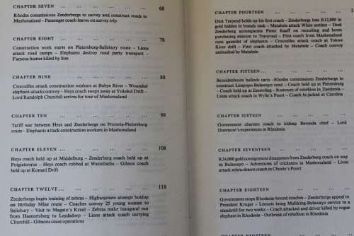 Veld Express by Harry Zeederberg. Stage Coach in Southern Africa.