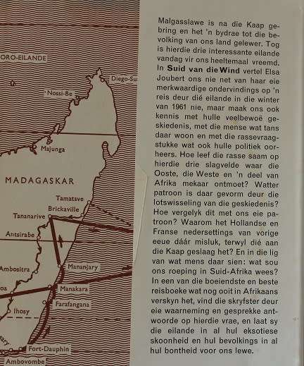 Suid van die Wind deur Elsa Joubert. Reisverhaal. Geteken!