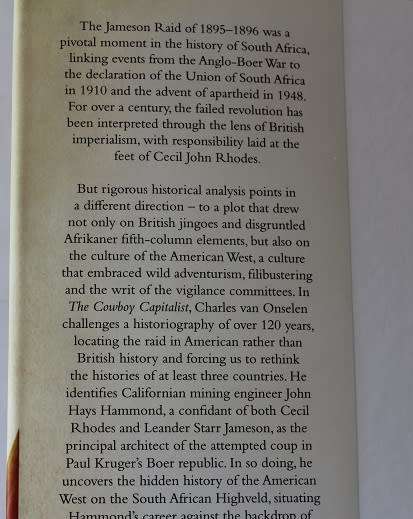 The Cowboy Capitalist by Charles van Onselen