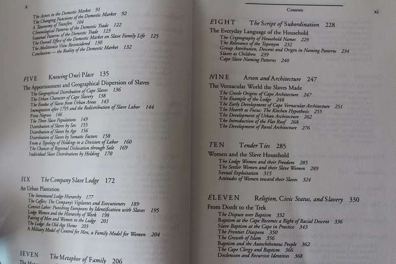 Children of Bondage by Robert C. Shell. A social history of the Slave Society at the Cape 1652-1838