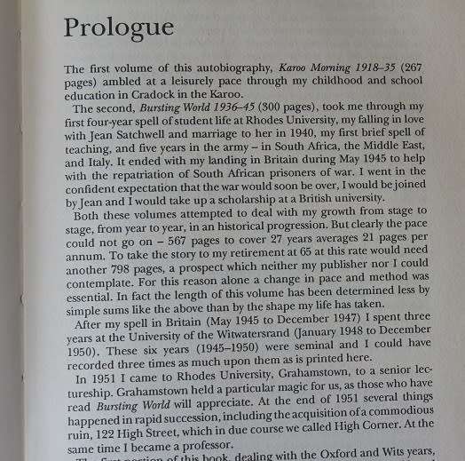 A local Habitation by Guy Butler. An Autobiography 1945-90