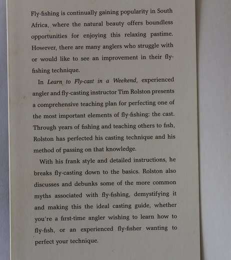 Learn to Fly-cast in a weekend by Tim Rolston