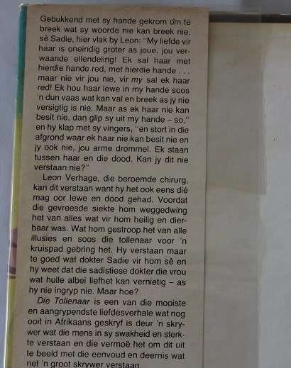 Die Tollenaar deur F.A, Venter.