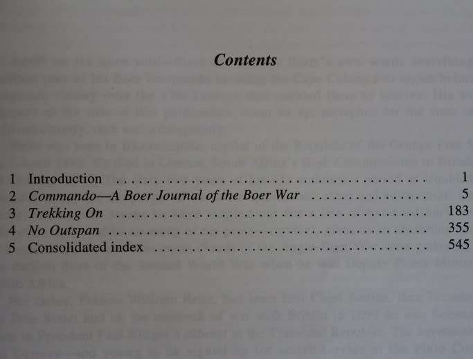 Adrift on the open veld the Deneys Reitz Trilogy. The Anglo-Boer War and its aftermath