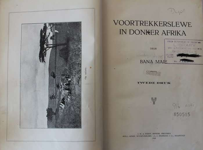 Voortekkerslewe in donker Afrika deur Bana Maie