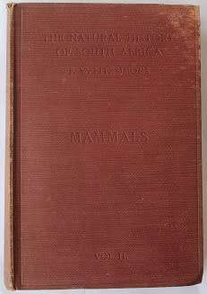 The Natural History of South Africa by F.W. Fitzsimons. Mammals vol. 2