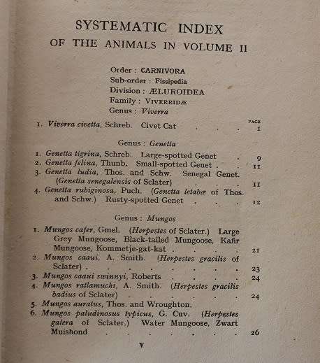 The Natural History of South Africa by F.W. Fitzsimons. Mammals vol. 2