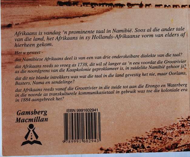 Só het Afrikaans na Namibië gekom deur E.L. P. Stals en F.A. Ponelis