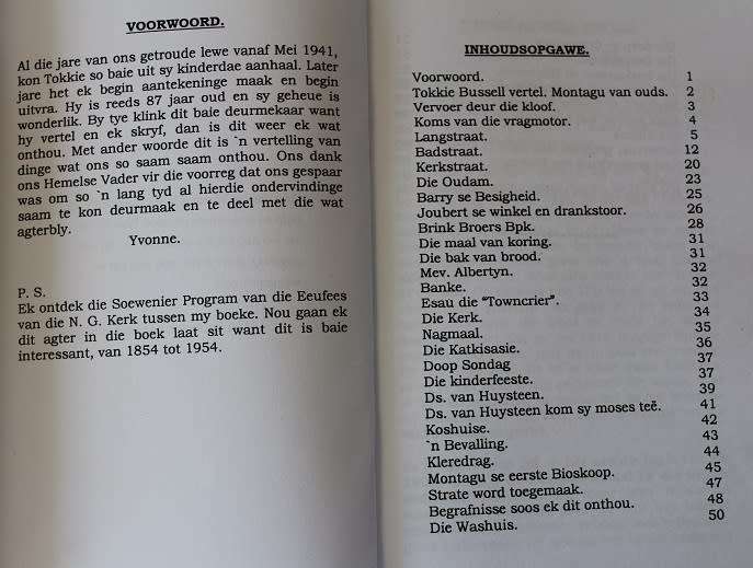 Montagu deur Tokkie Bussell. Soos die dorp was vanaf my kinderdae.