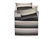 Stripe Mono Duvet Cover Set (Queen Bed)