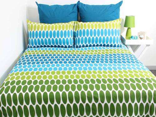 Green Dots 6pc Bale Set (Queen)