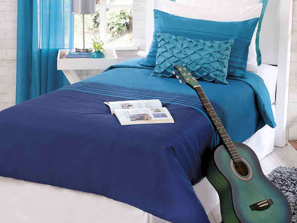 TEAL CASCADE Duvet Set (Double)