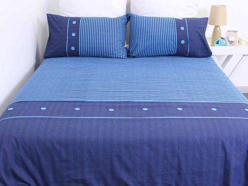 Cambodia Blue Duvet Cover Set KING (Absolutely Gorgeous)