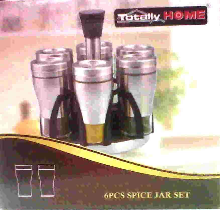 Condiment Spices Holder and Stand (Stainless Steel)