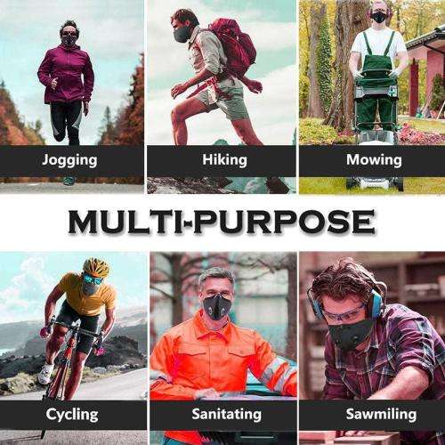 Sports Masks, Activated Carbon, dust mask, replaceable filter