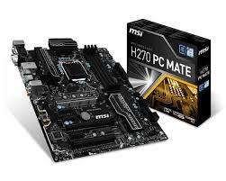 MSI H270 PC Mate Intel Motherboard+ 8gig ddr4 2133 ram(combo)