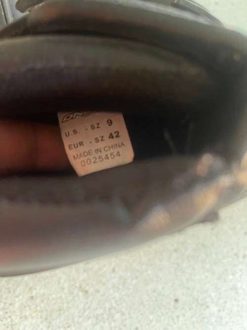 O`neal mx shorty boots 2