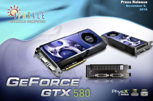 Sparkle GeForce GTX 580 1536MB GDDR5 384bit