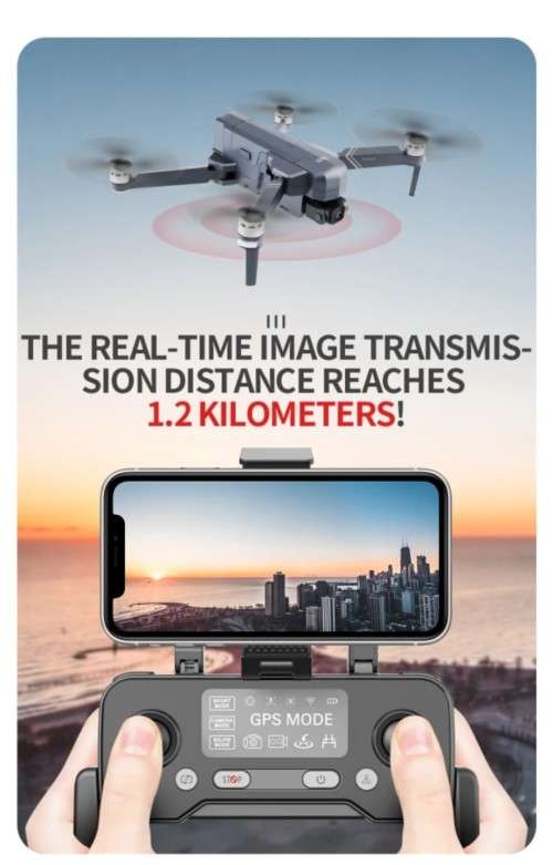 SJRC F11 4K Pro 5G 3Battery+CarryCase WIFI FPV GPS With 4KHD Camera 2-Axis Gimbal Foldable RC Drone.