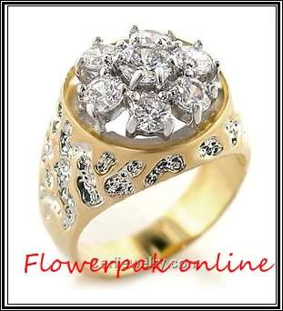 BE DIFFERENT, 0.5CT CLUSTER GENTS RING