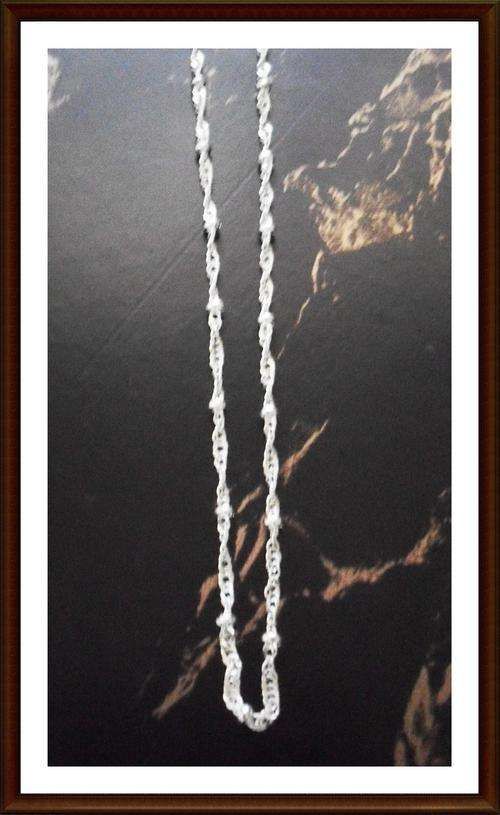 .925 Sterling silver chain, with small silver balls - STUNNING!!! 42cm