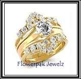 21 Diamonds all together!!! ***Stunning wedding 3 piece set***