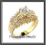 **FREE GIFT R50.00!!**DELIGHTFUL 3 IN 1 WEDDING RING size7-10