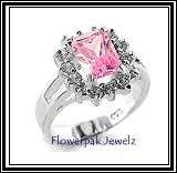 **FREE R150.00 GIFT**.925 STERLING SILVER STAMPED!!! ***huge pink diamond***size 8