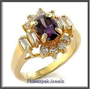 **FREE GIFT R50.00** Gorgeous 1ct Amethyst Contempory / anniversary Ring! size 7