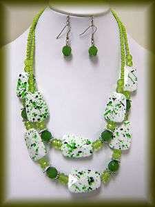 FREE SHIP GORGEOUS necklace sets+earring wholesale (5)