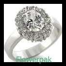 STUNNER! 2ct diamond wedding ring cladded in 14kt gold size 7