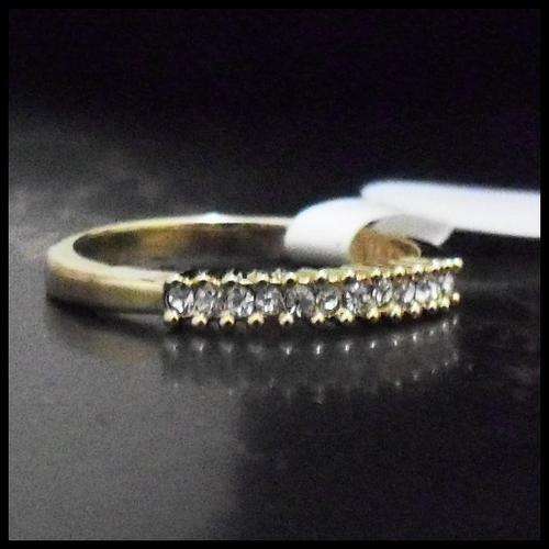 Stunning 0.5CT cz RING CLADDED IN 24KT GOLD**FREE EARRINGS**