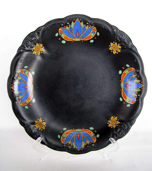 ART DECO CROWN DUCAL PLATE - Just Lovely!