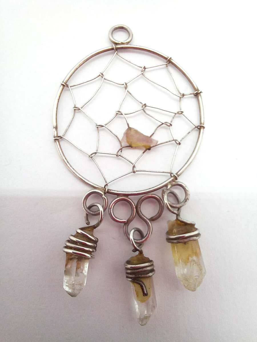 Sterling Silver Dream Catcher Pendant
