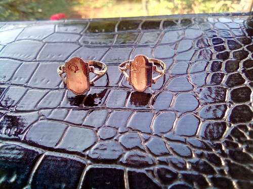 Lot of 2 OLD 9CT Gold Signet Rings