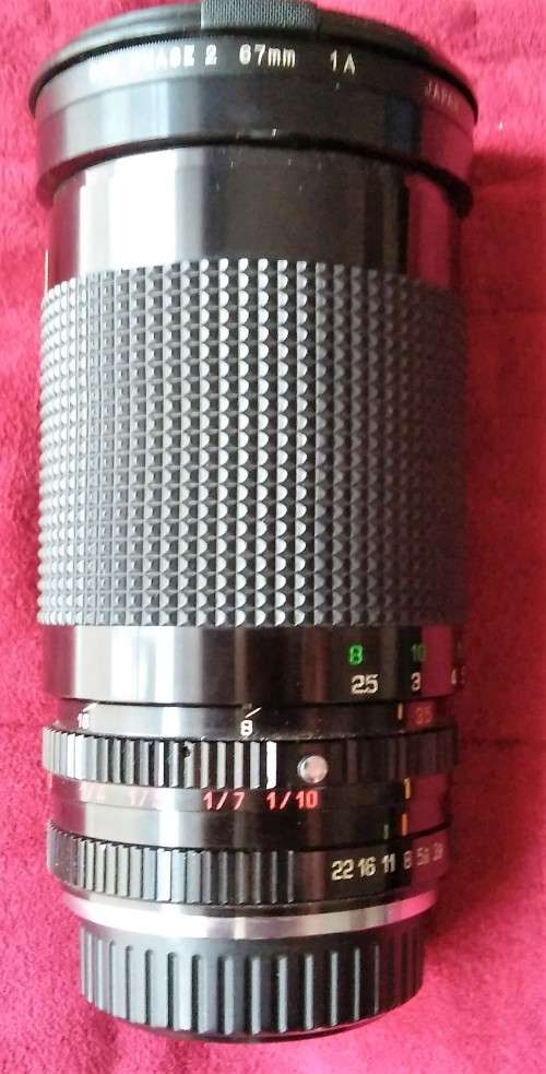 Ricoh KR-10M SLR 35mm film manual focus camera PLUS Ricoh Rikenon P Zoom lens