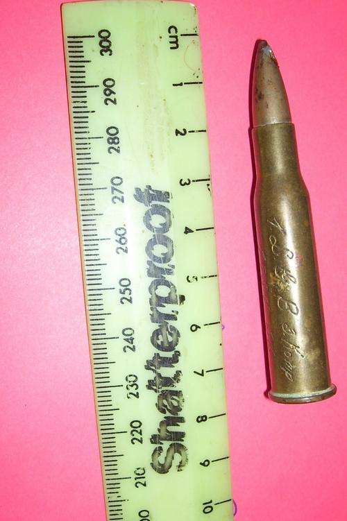 Engraved Bullet