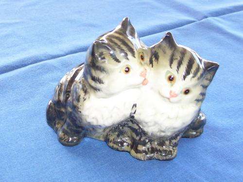 Beswick Tabby Cat Kittens Figurine