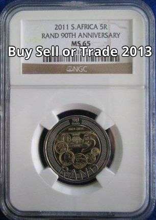 ## 2011 SARB 90th Anniversary R5 ## MS65 NGC GRADED ##