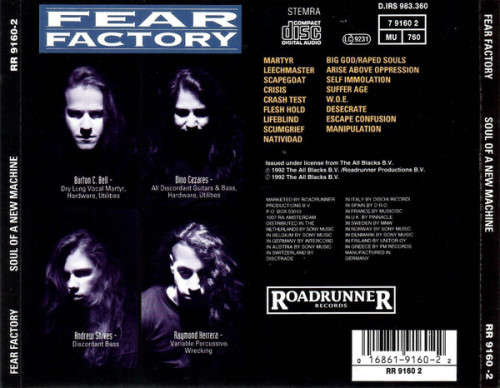Fear Factory - Soul Of A New Machine