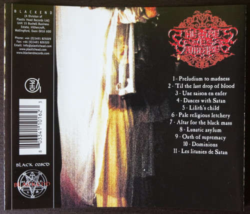 Theatres Des Vampires - Bloody Lunatic Asylum