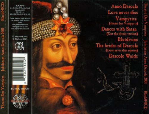 Theatres Des Vampires - Jubilaeum Anno Dracula 2001