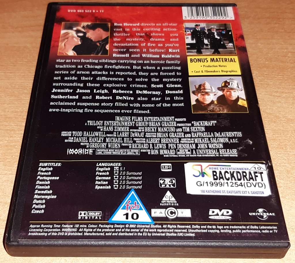 Backdraft (DVD)
