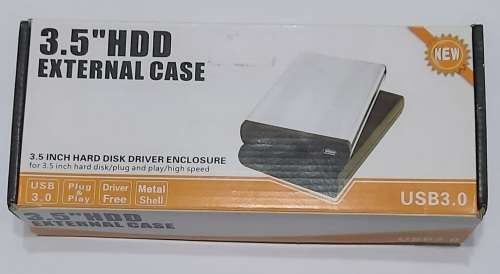 EXTERNAL DRIVE (CASE + 500GB HARD-DRIVE) WITH FREE SHIPPING!