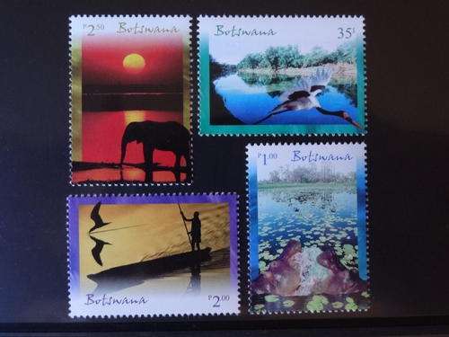 Brilliant Botswana Animal Single Set MNH