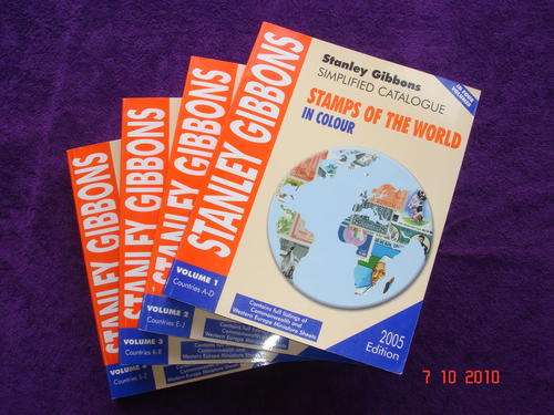 2005 Stanley Gibbons Catalogues Volume 1 - 4 Complete Set