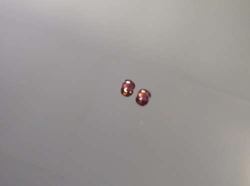 Naturally mined Garnet Pair